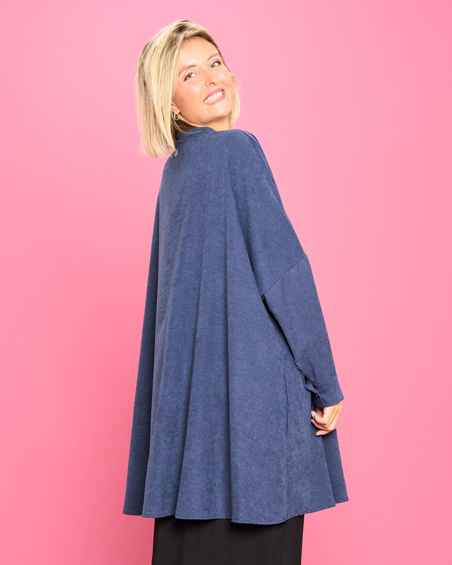 Ruffled Oversized Blouse