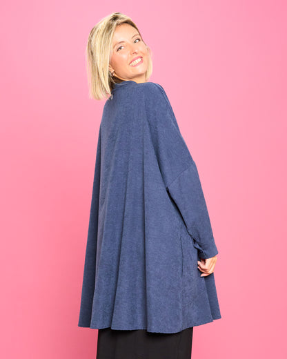 Ruffled Oversized Blouse