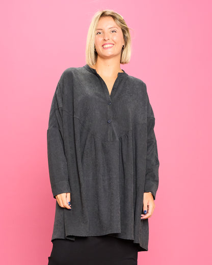 Ruffled Oversized Blouse