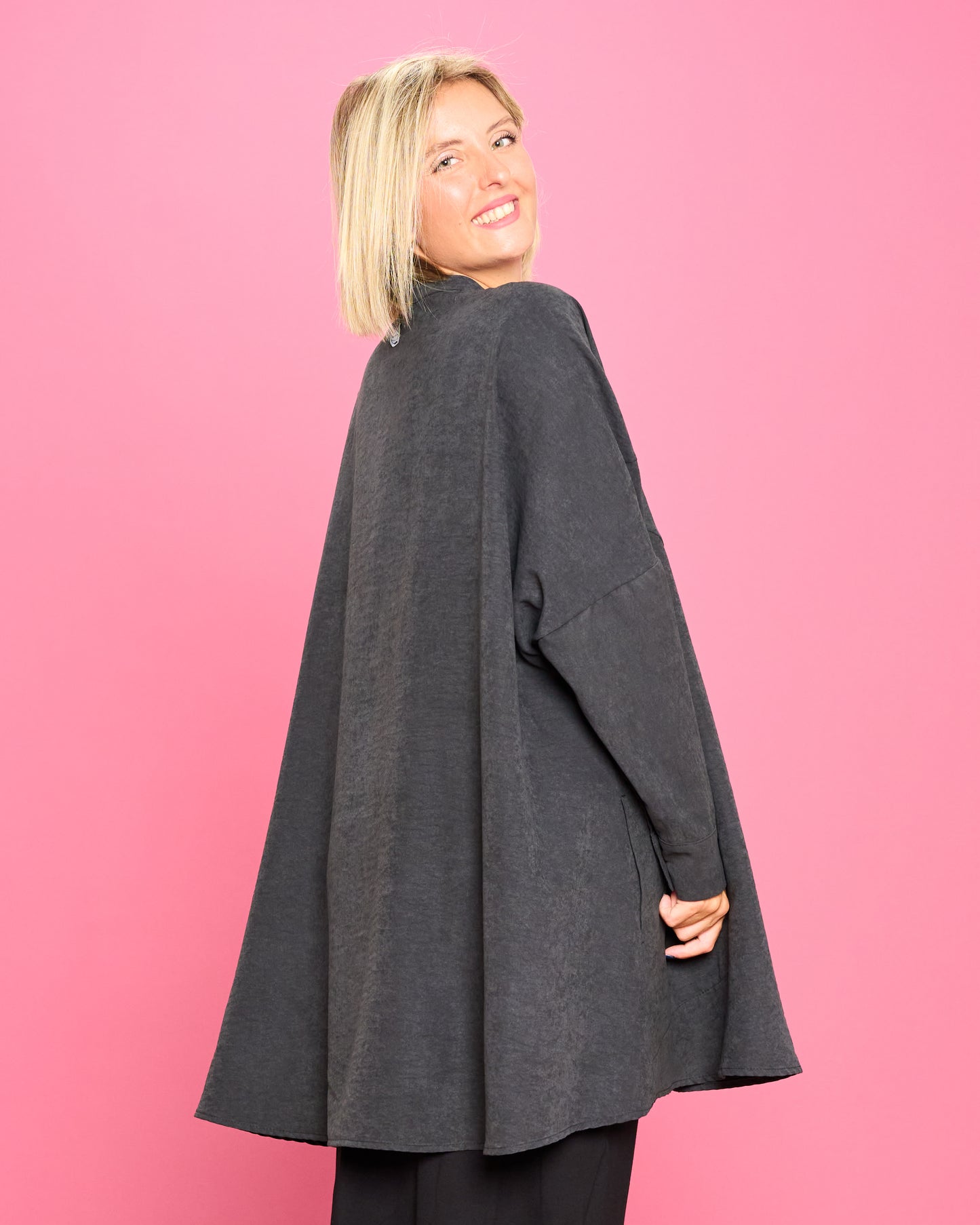 Ruffled Oversized Blouse