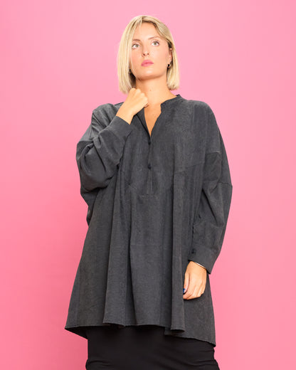Ruffled Oversized Blouse