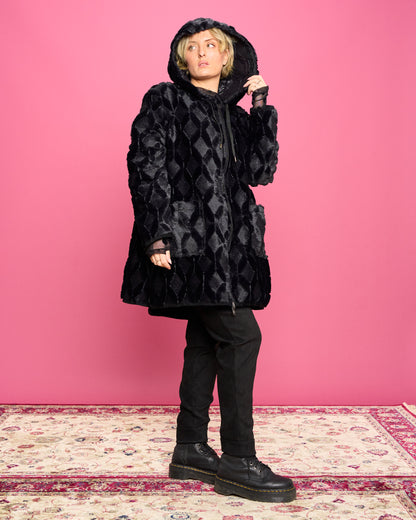 Double-face Quilted Eco-Fur Jacket