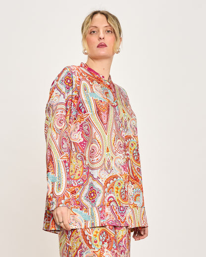 Camicia a Coreana Fantasia Cashmere