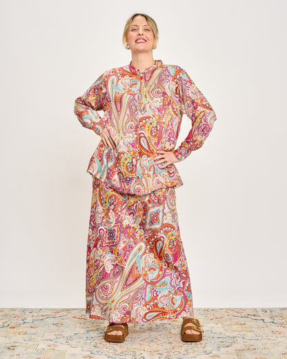 Camicia a Coreana Fantasia Cashmere