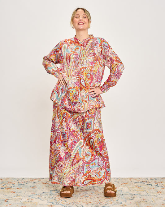 Camicia a Coreana Fantasia Cashmere