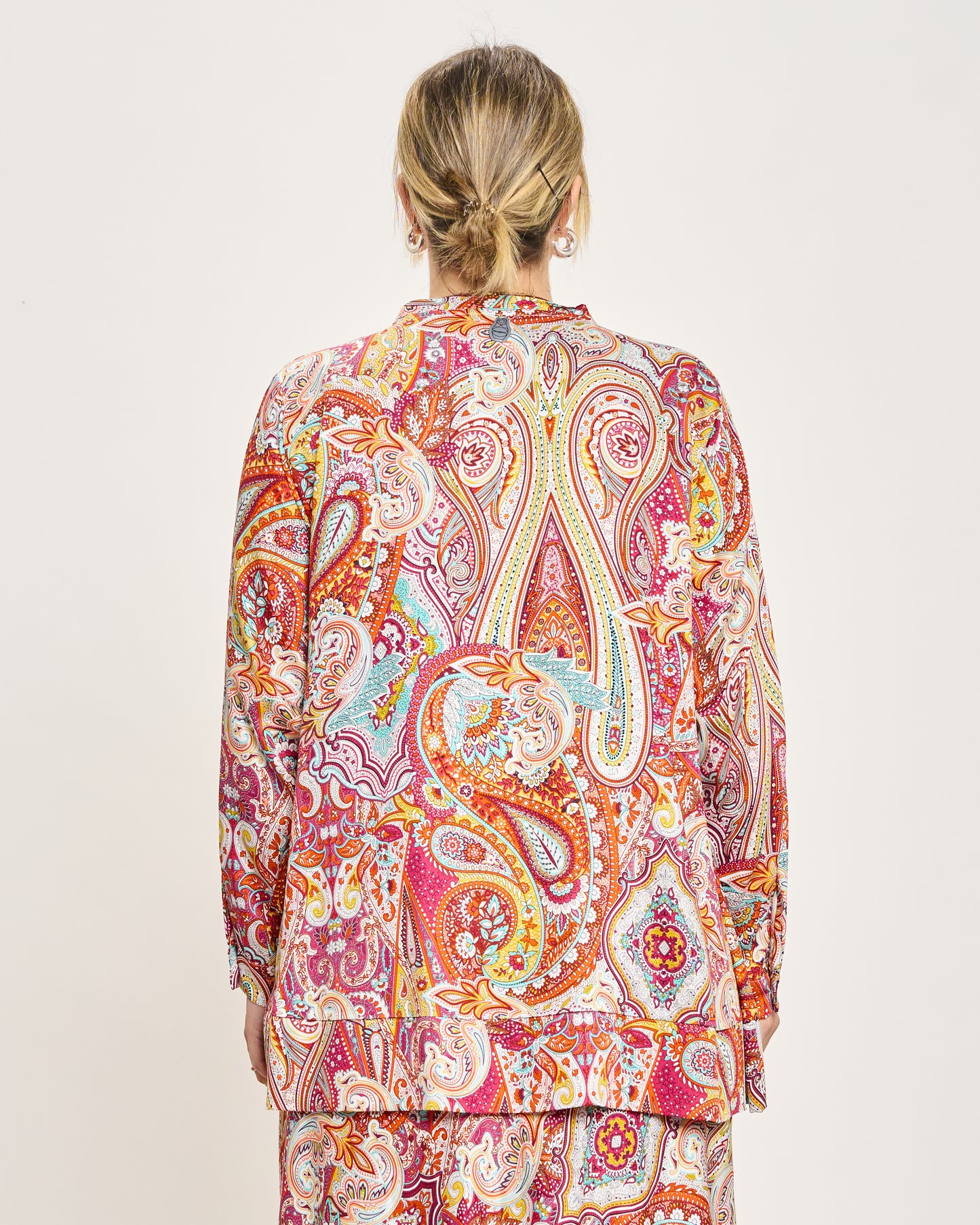 Camicia a Coreana Fantasia Cashmere