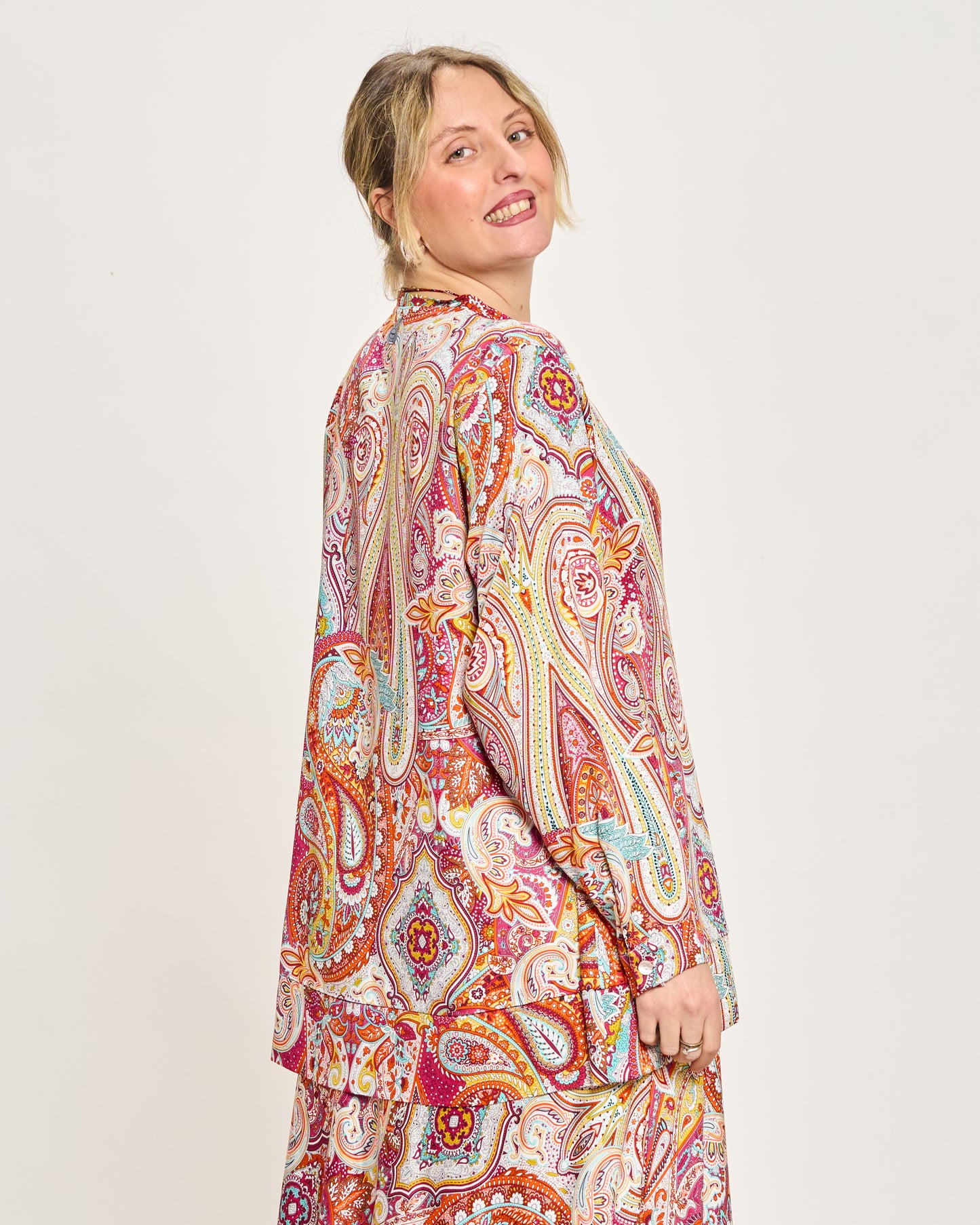 Camicia a Coreana Fantasia Cashmere