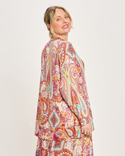 Camicia a Coreana Fantasia Cashmere