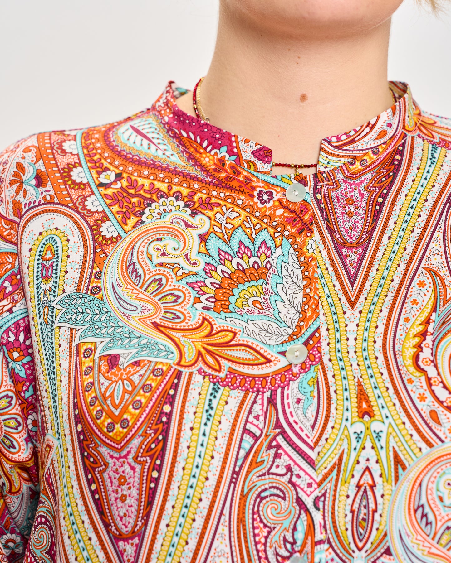 Camicia a Coreana Fantasia Cashmere