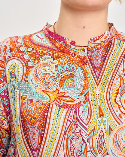 Camicia a Coreana Fantasia Cashmere