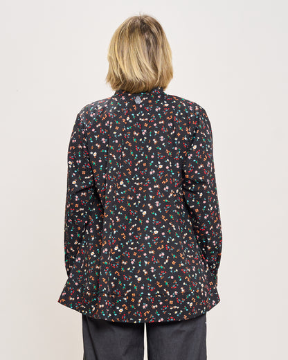 Mandarin Patterned Shirt