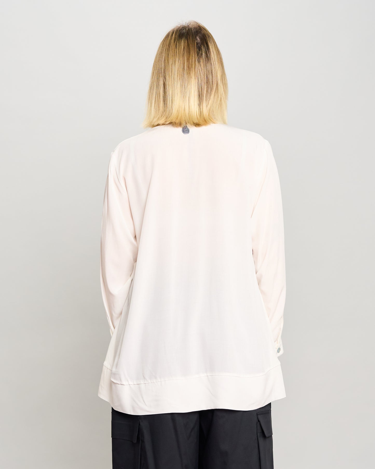 Mandarin Collar Pattern Shirt