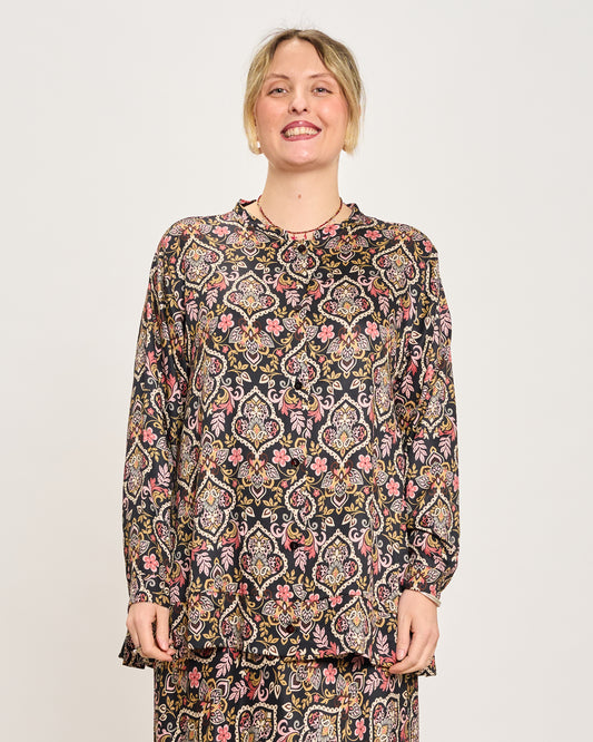 Camicia a Coreana Fantasia Cashmere