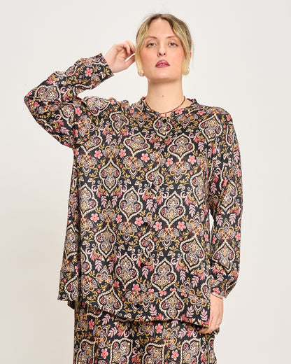 Camicia a Coreana Fantasia Cashmere