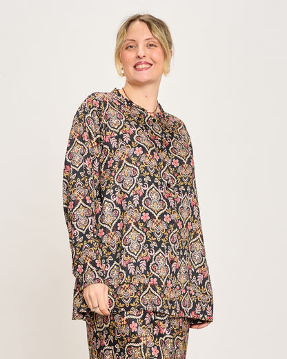 Camicia a Coreana Fantasia Cashmere