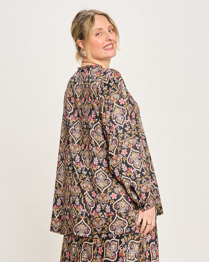 Camicia a Coreana Fantasia Cashmere