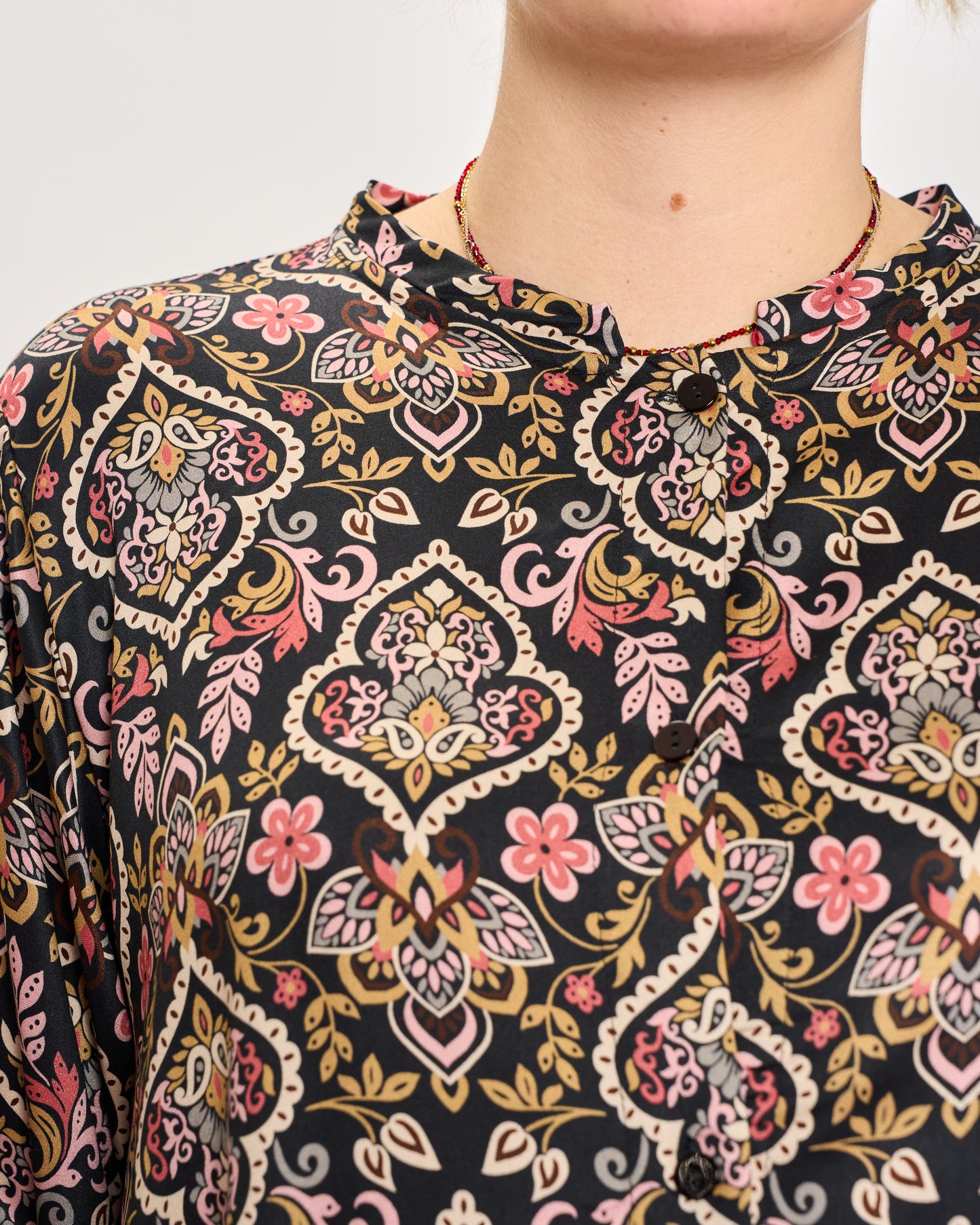 Camicia a Coreana Fantasia Cashmere