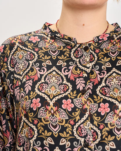 Camicia a Coreana Fantasia Cashmere