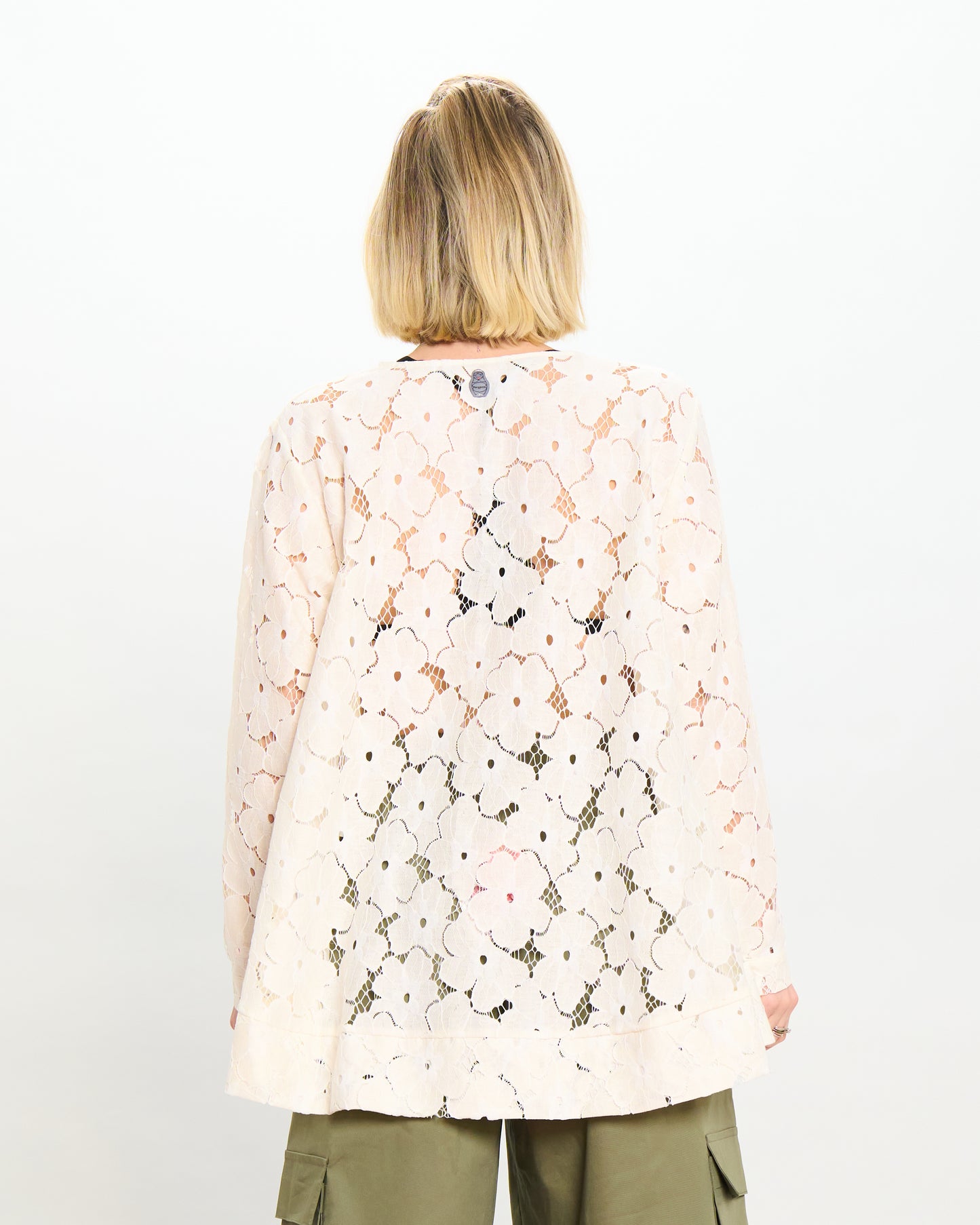 Camicia Coreana in Pizzo