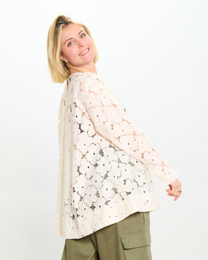 Camicia Coreana in Pizzo