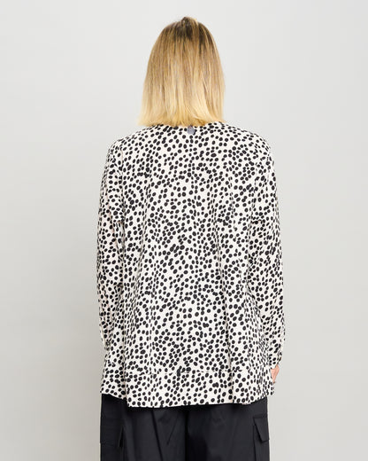 Mandarin Collar Pattern Shirt