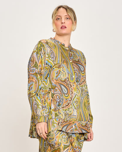 Camicia a Coreana Fantasia Cashmere