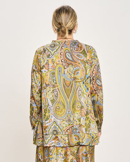 Camicia a Coreana Fantasia Cashmere