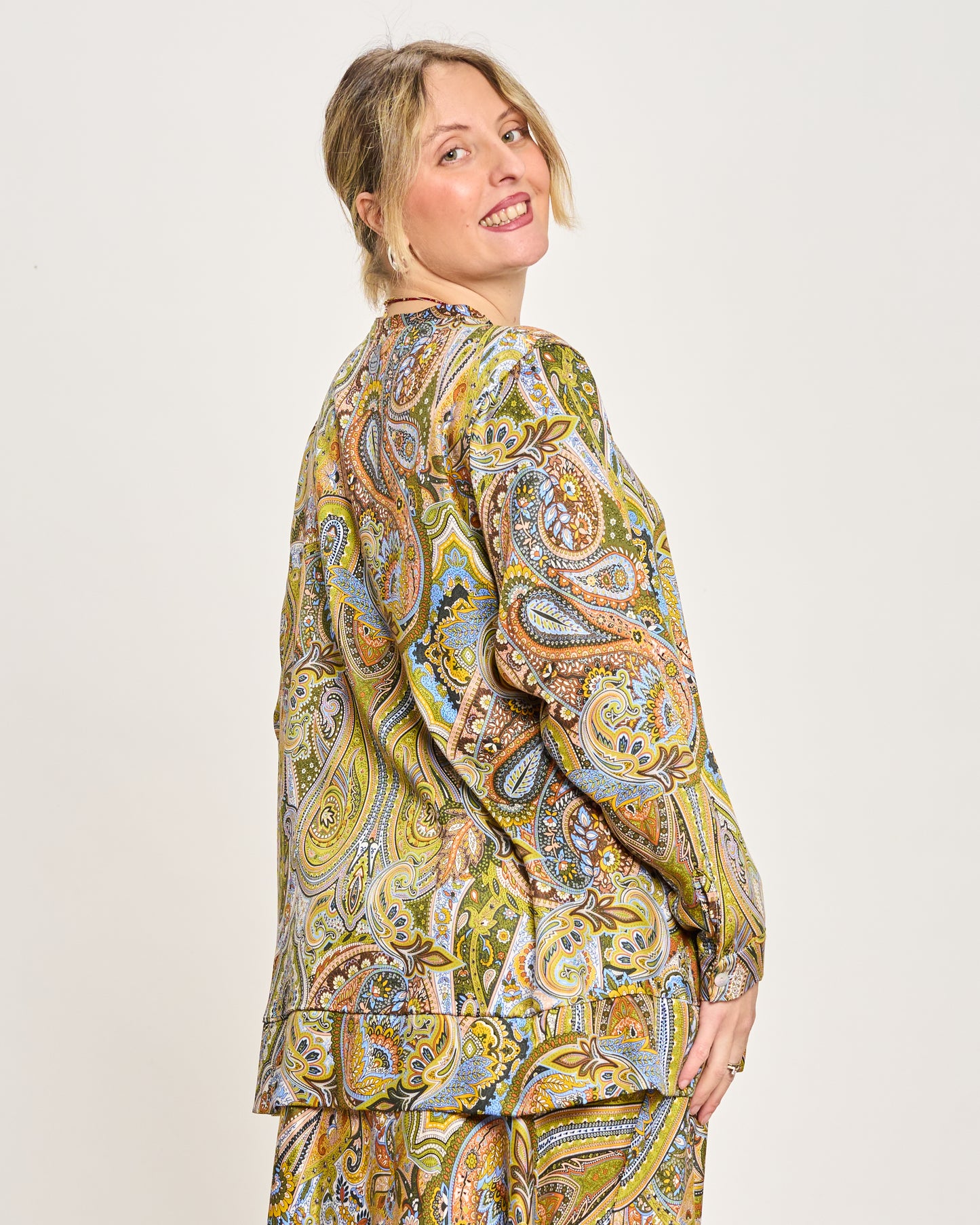 Camicia a Coreana Fantasia Cashmere