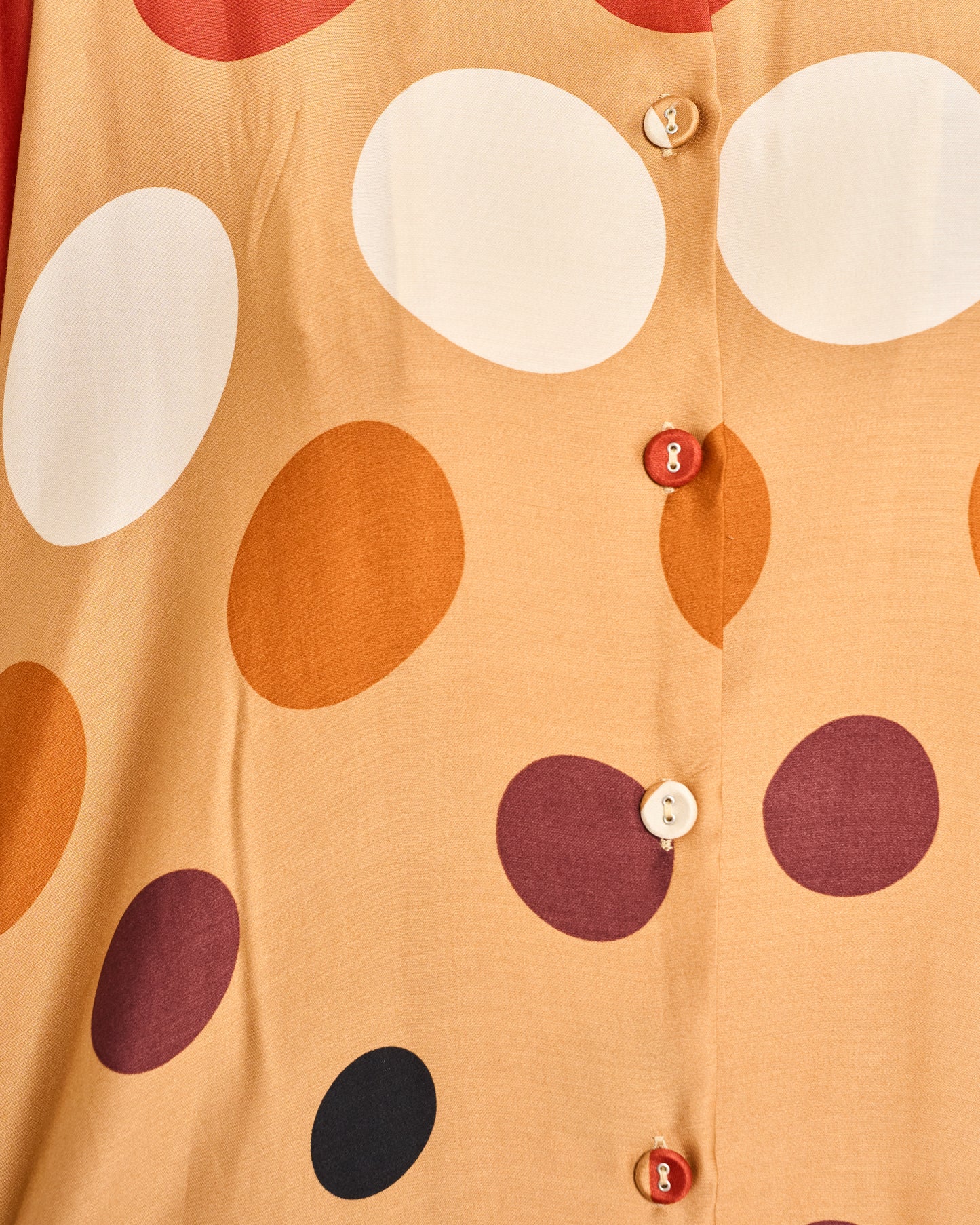 Long Patterned Shirt Dress