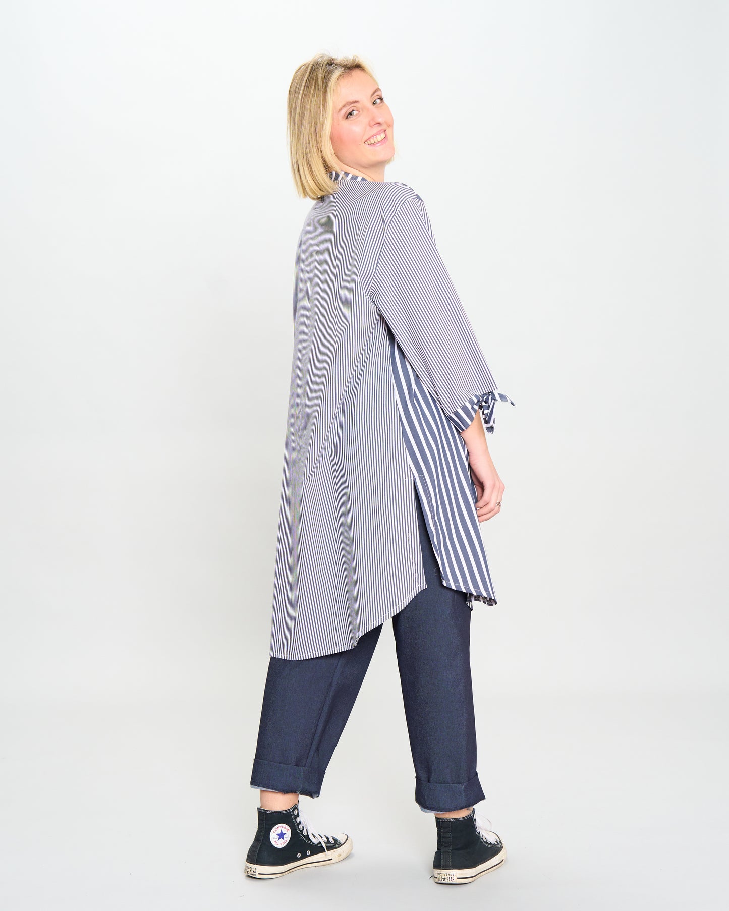 Camicia Over a Righe