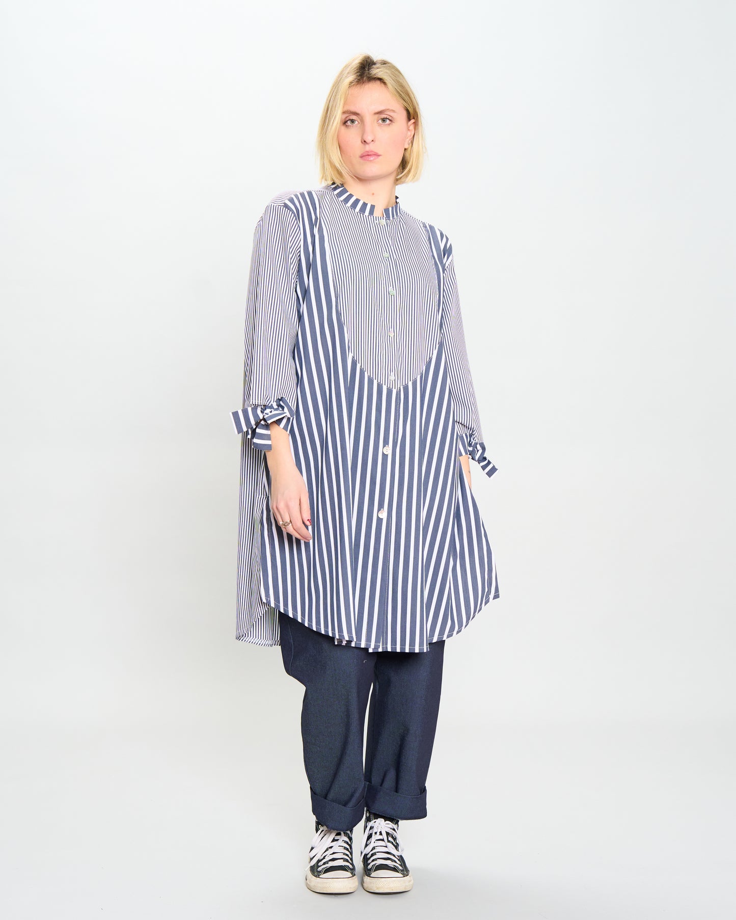 Camicia Over a Righe