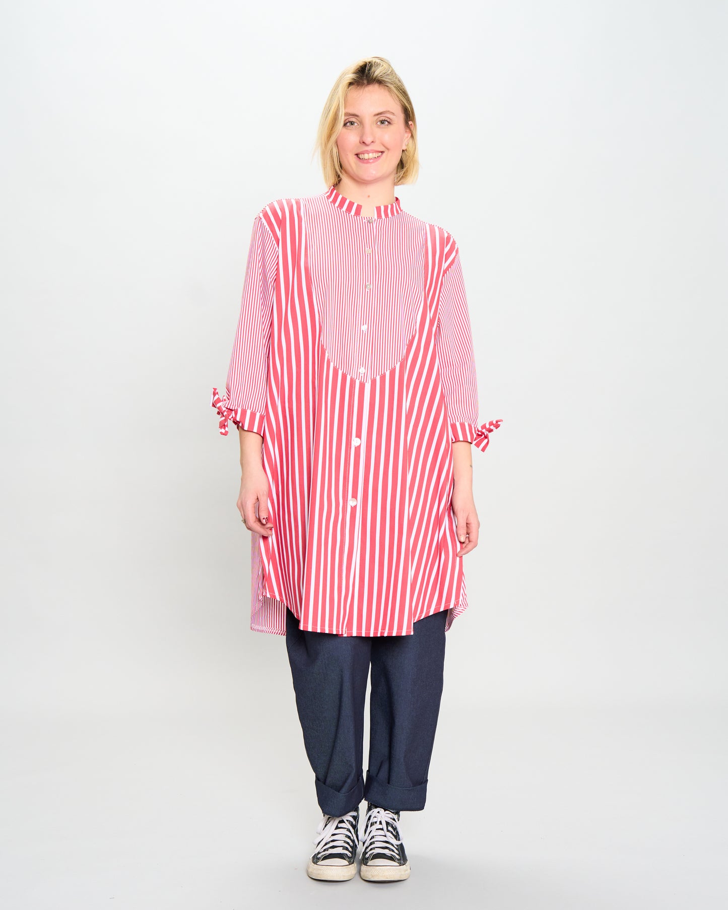 Camicia Over a Righe