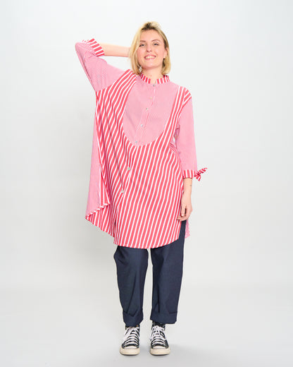 Camicia Over a Righe