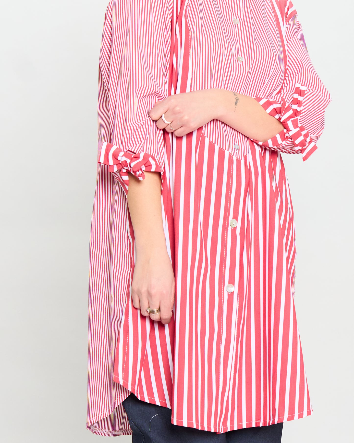 Camicia Over a Righe