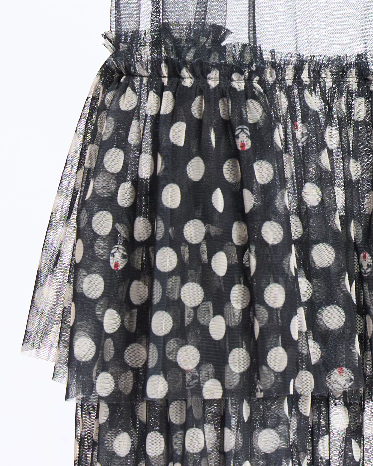 Sottogonna in Tulle Stampa Pois