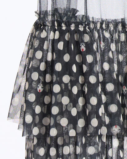Sottogonna in Tulle Stampa Pois