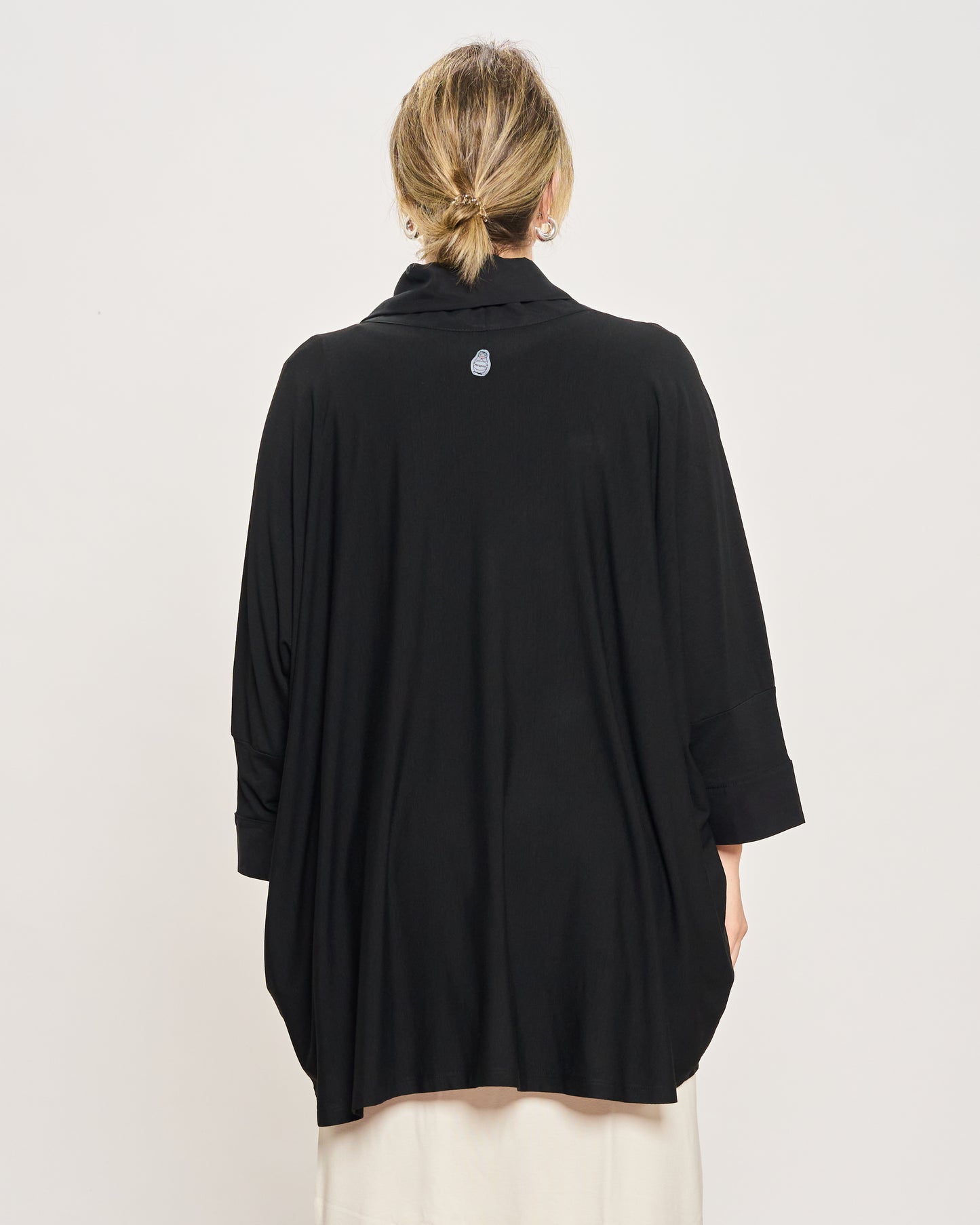 Shawl Collar Cardigan in Double Fabric