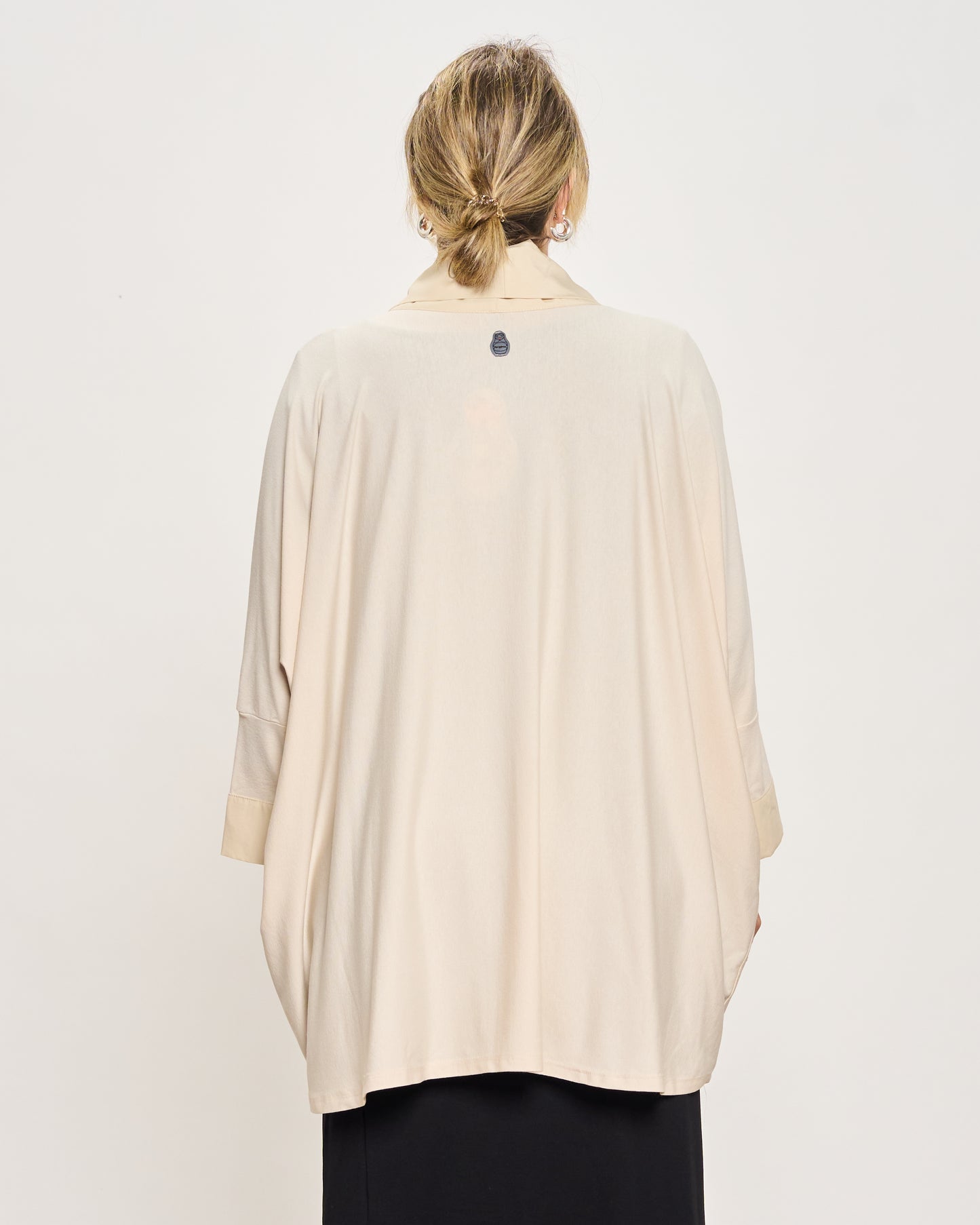 Shawl Collar Cardigan in Double Fabric