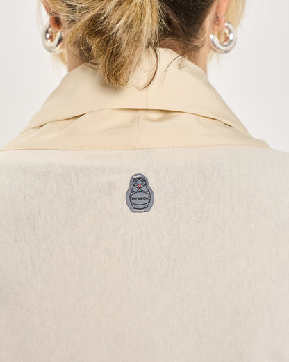 Shawl Collar Cardigan in Double Fabric