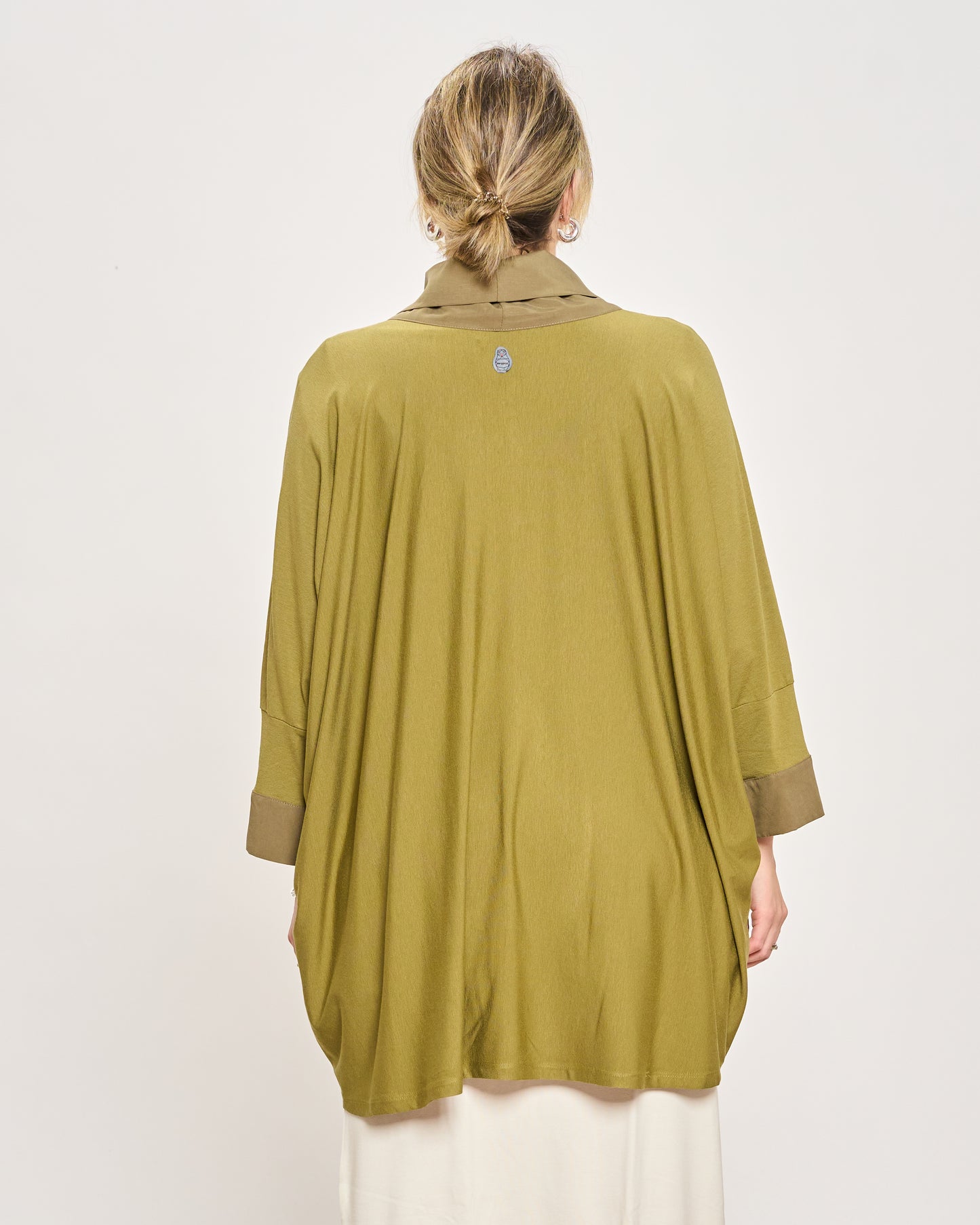 Shawl Collar Cardigan in Double Fabric