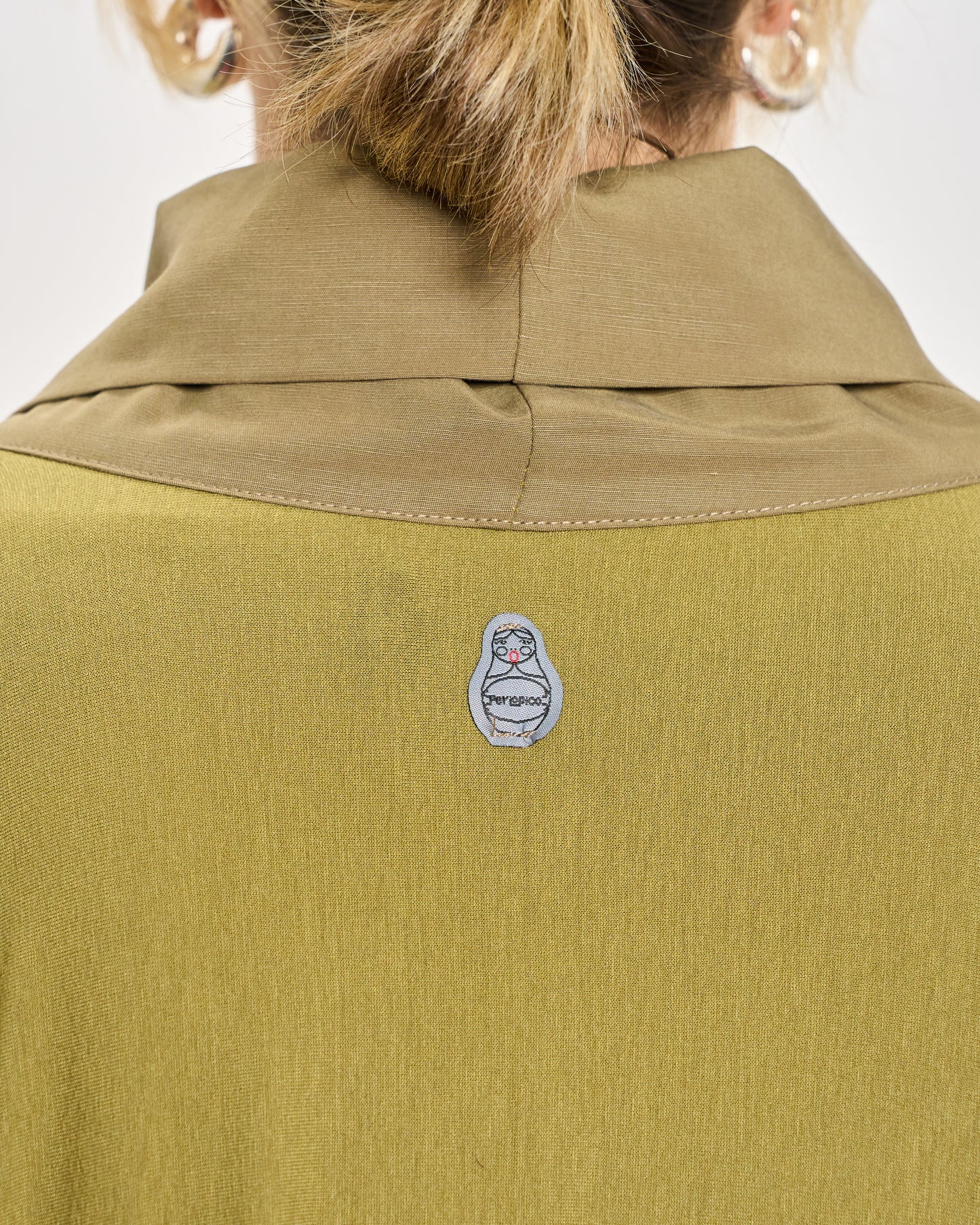 Shawl Collar Cardigan in Double Fabric