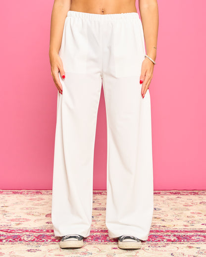 Pantalone Dritto in Poli Viscosa