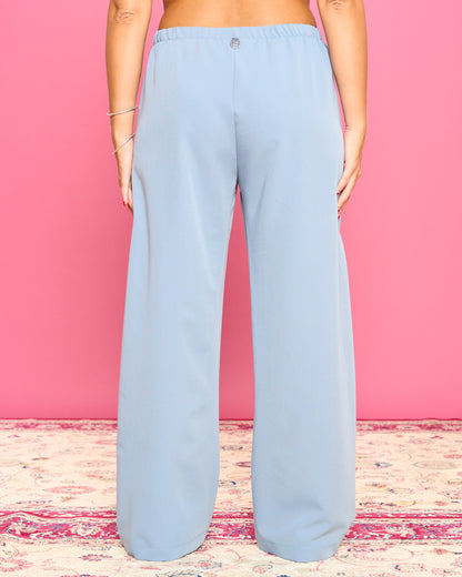 Pantalone Dritto in Poli Viscosa