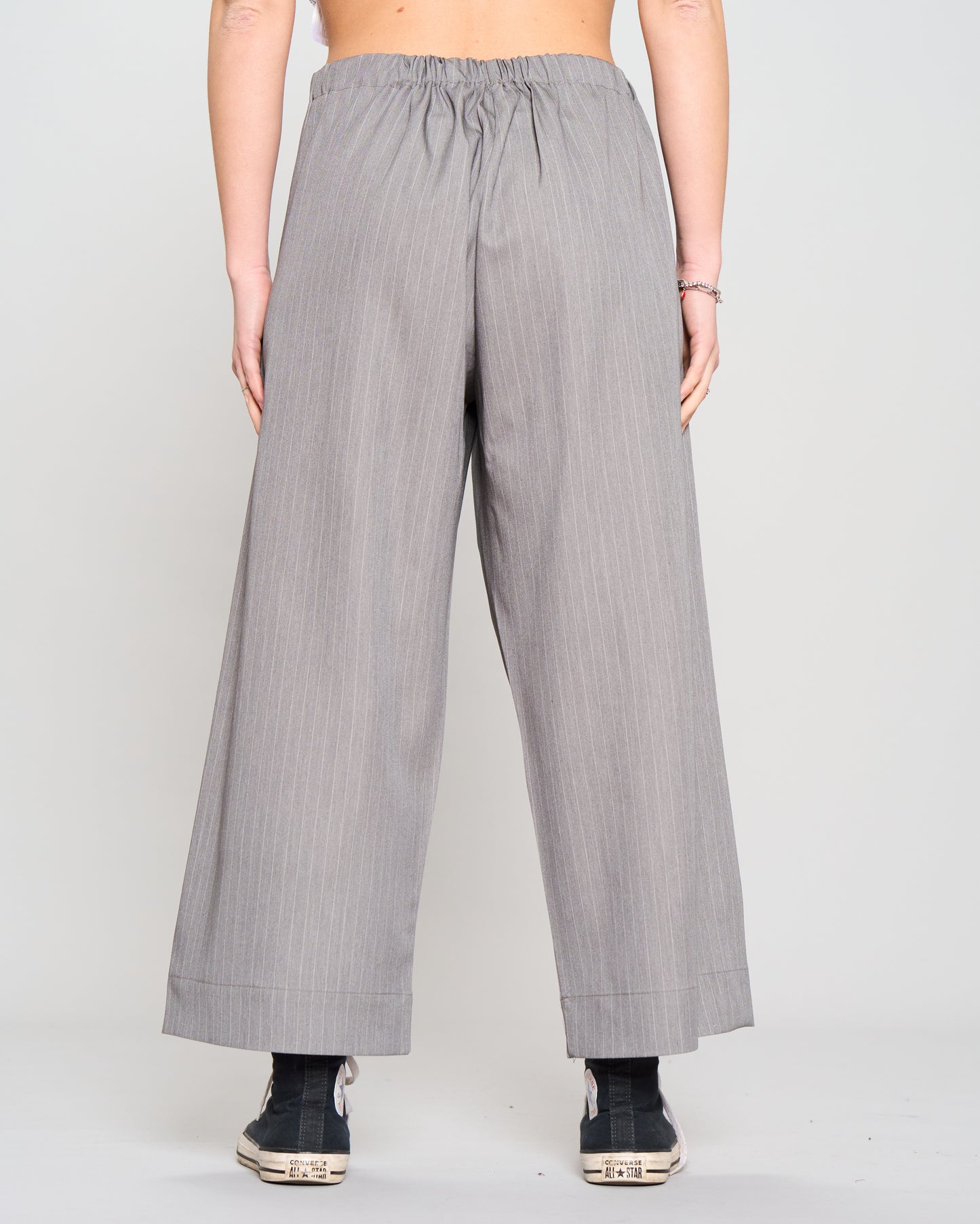 Straight Pinstripe Trousers