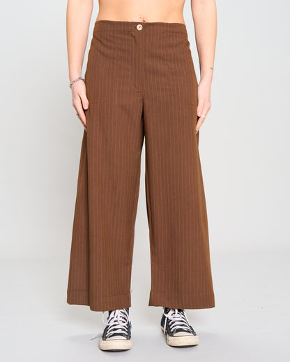 Straight Pinstripe Trousers