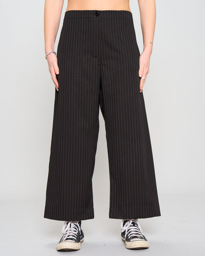Straight Pinstripe Trousers