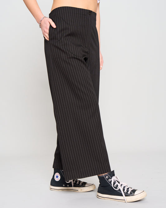 Straight Pinstripe Trousers