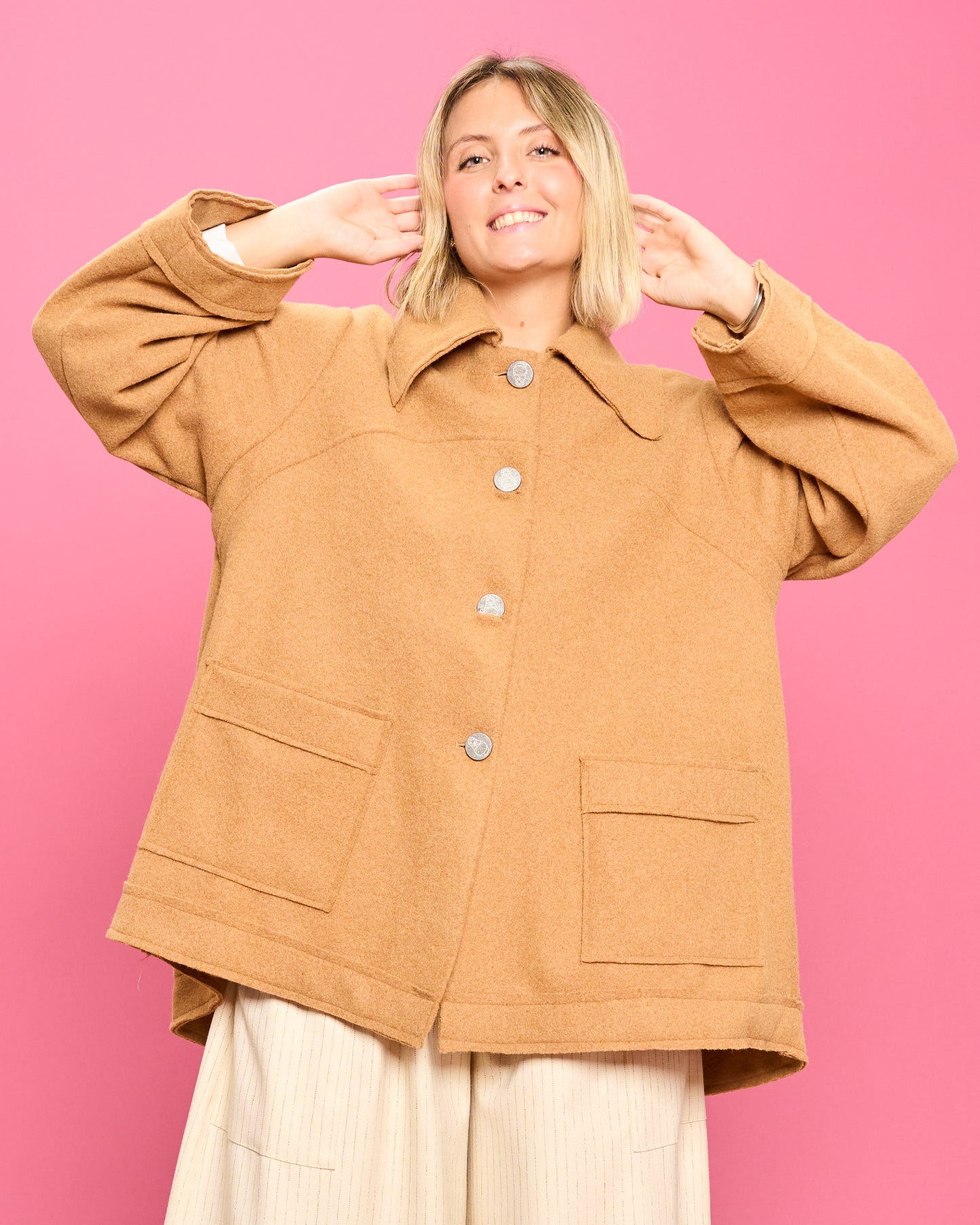 Oversized Flared Jacket