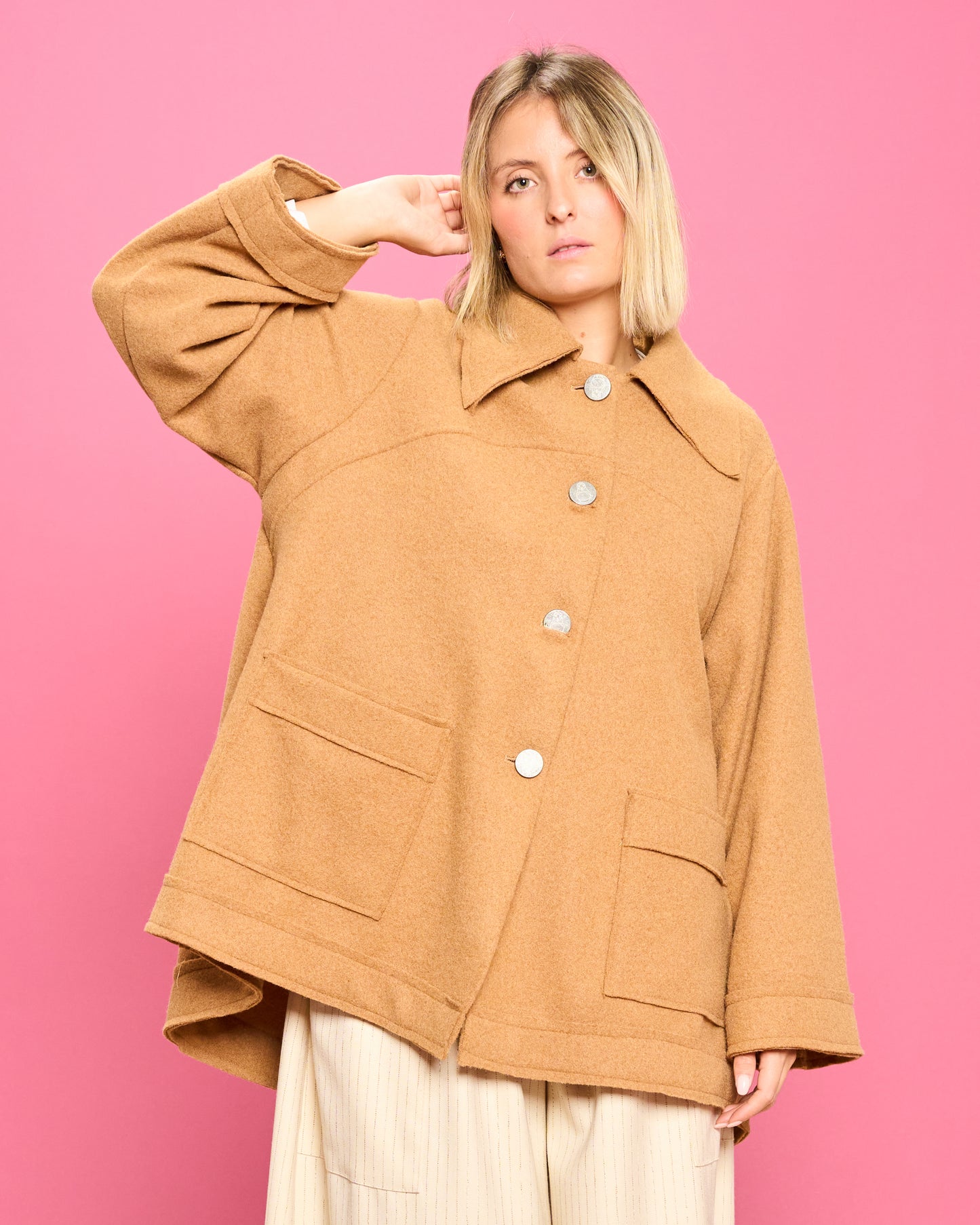 Oversized Flared Jacket