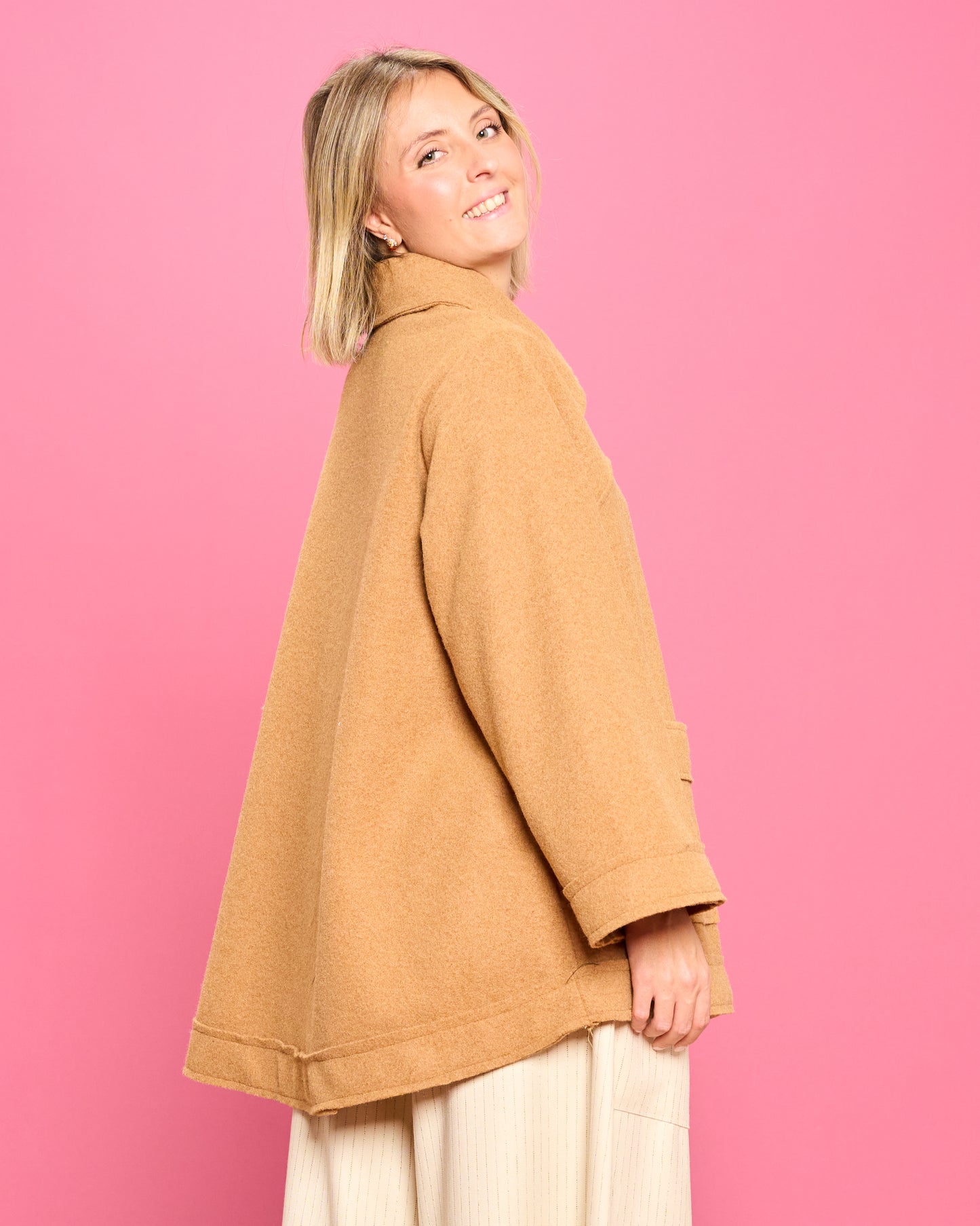 Oversized Flared Jacket